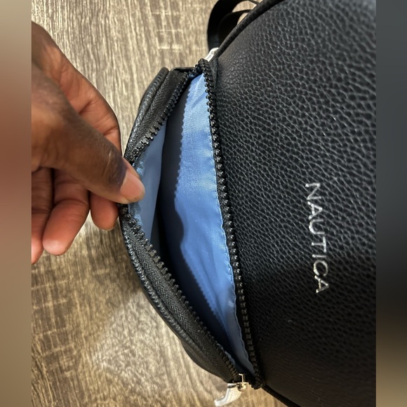 Black Nautica Mini Backpack EUC - Picture 5 of 6